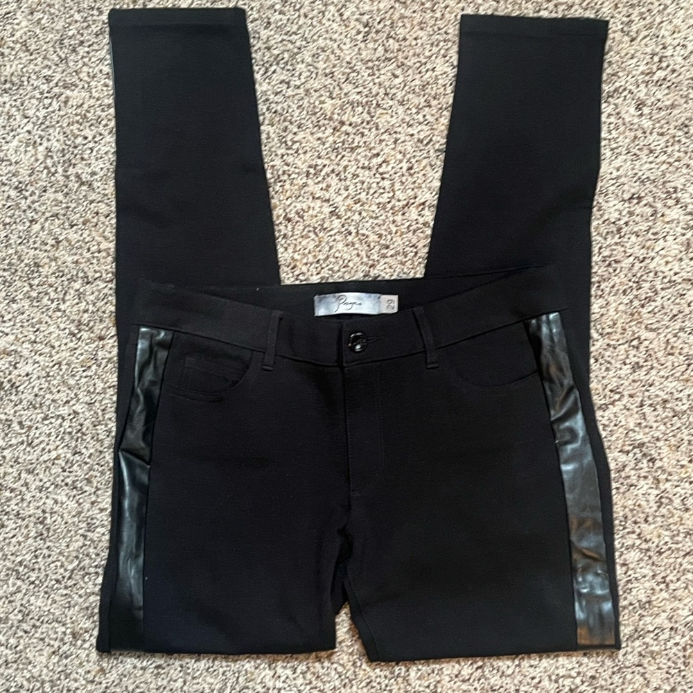 Paige Peg Super Skinny Tuxedo Pants Size 29